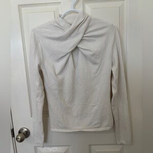 Abercrombie & Fitch Cream Twist Neck Sweater